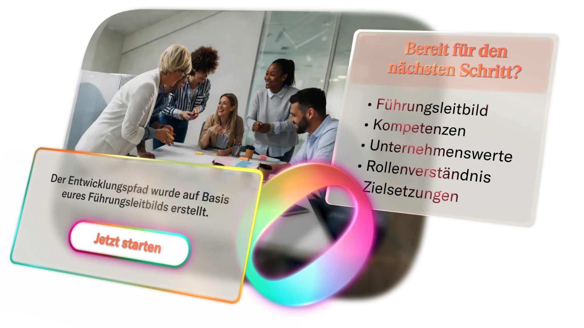 Screenshots aus der onesome webapp, die Inhalte Zeigen